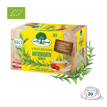 Willi Dungl Bio Tee Bio Antioxidativ, Bio-Grüntee, 20 Teebeutel